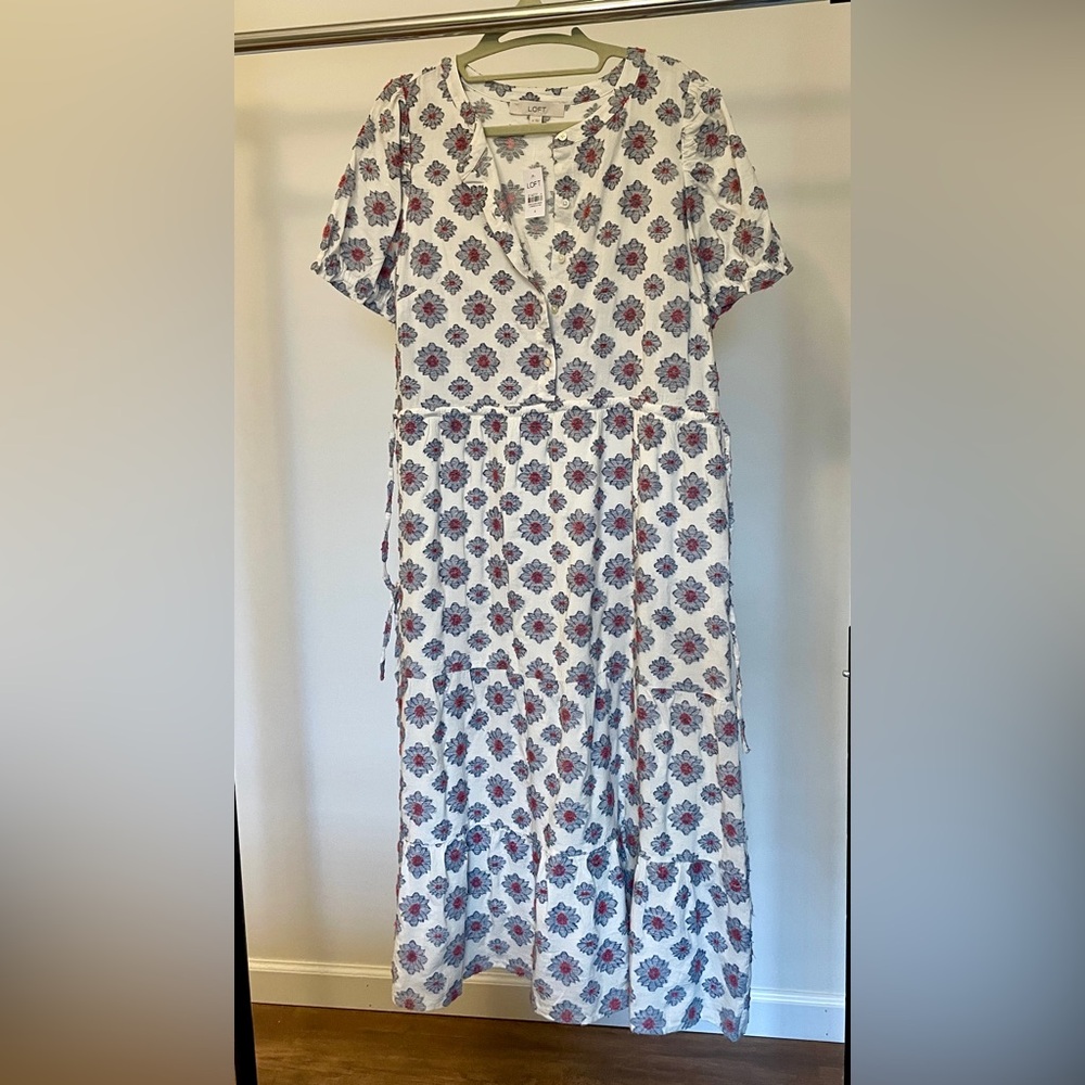 LOFT Midi Dress, Size 4